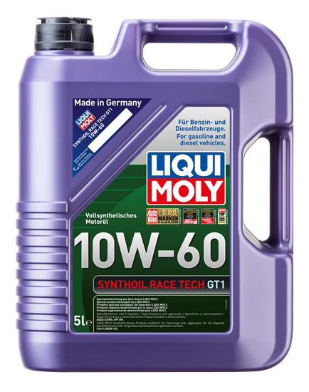 LIQUI MOLY 10w-60 SynthoilRace Tech GT1 Motor Yağı 5 Litre
