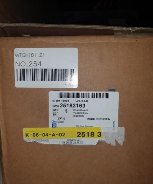 PSA (MOPAR) 25183163 Chevrolet Cruze 2.0 Dizel Krank Mili Orijinal