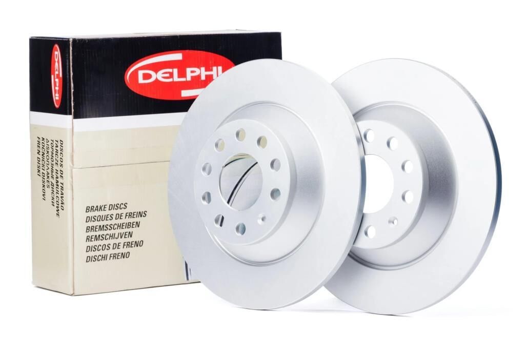 DELPHI BG3364 | Peugeot 206 1998-2011 Ön Fren Disk Hava Soğutmasız 247mm Takım Delphi