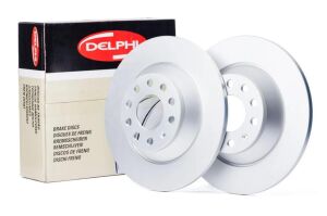 DELPHI BG3364 | Peugeot 206 1998-2011 Ön Fren Disk Hava Soğutmasız 247mm Takım Delphi