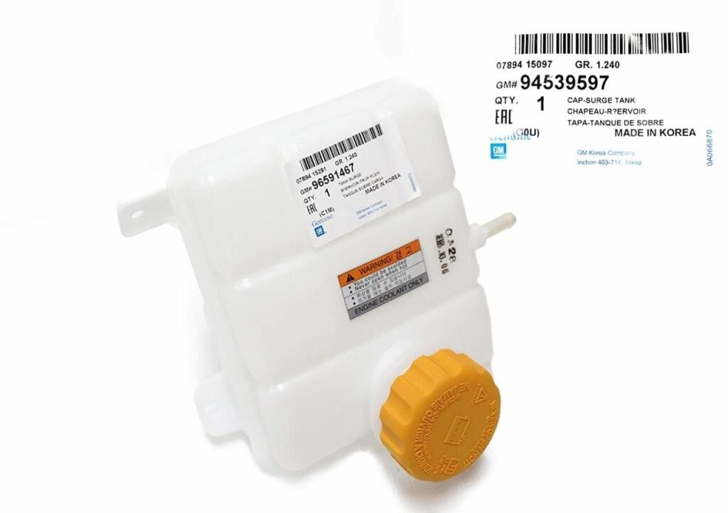 Chevrolet Spark Yedek Su Bidonu ve Kapağı