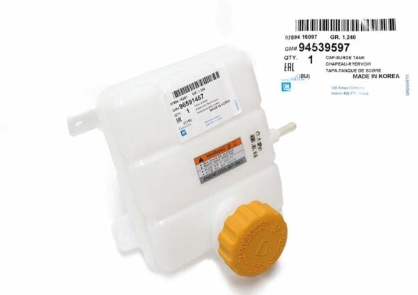 Chevrolet Spark Yedek Su Bidonu ve Kapağı