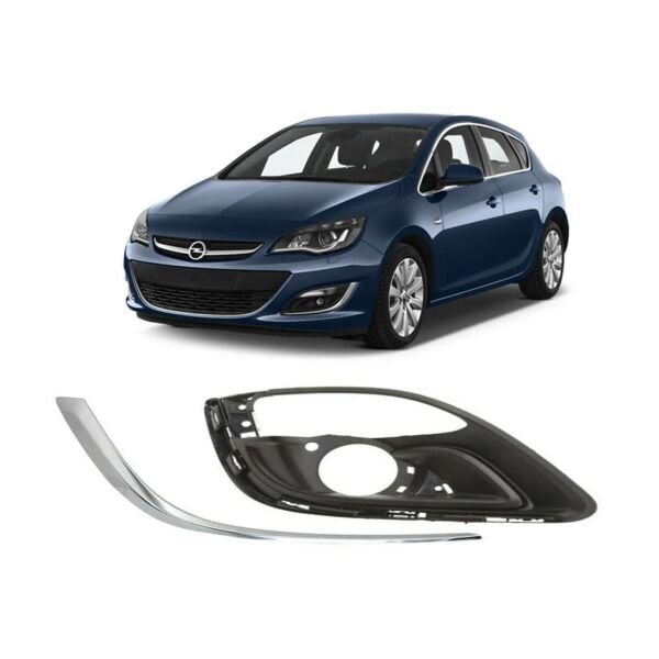 İTHAL 1401022/1401018 | Opel Astra J 2012/2019 Sağ Sis Kapağı ve Nikelajı Sinyalli İthal