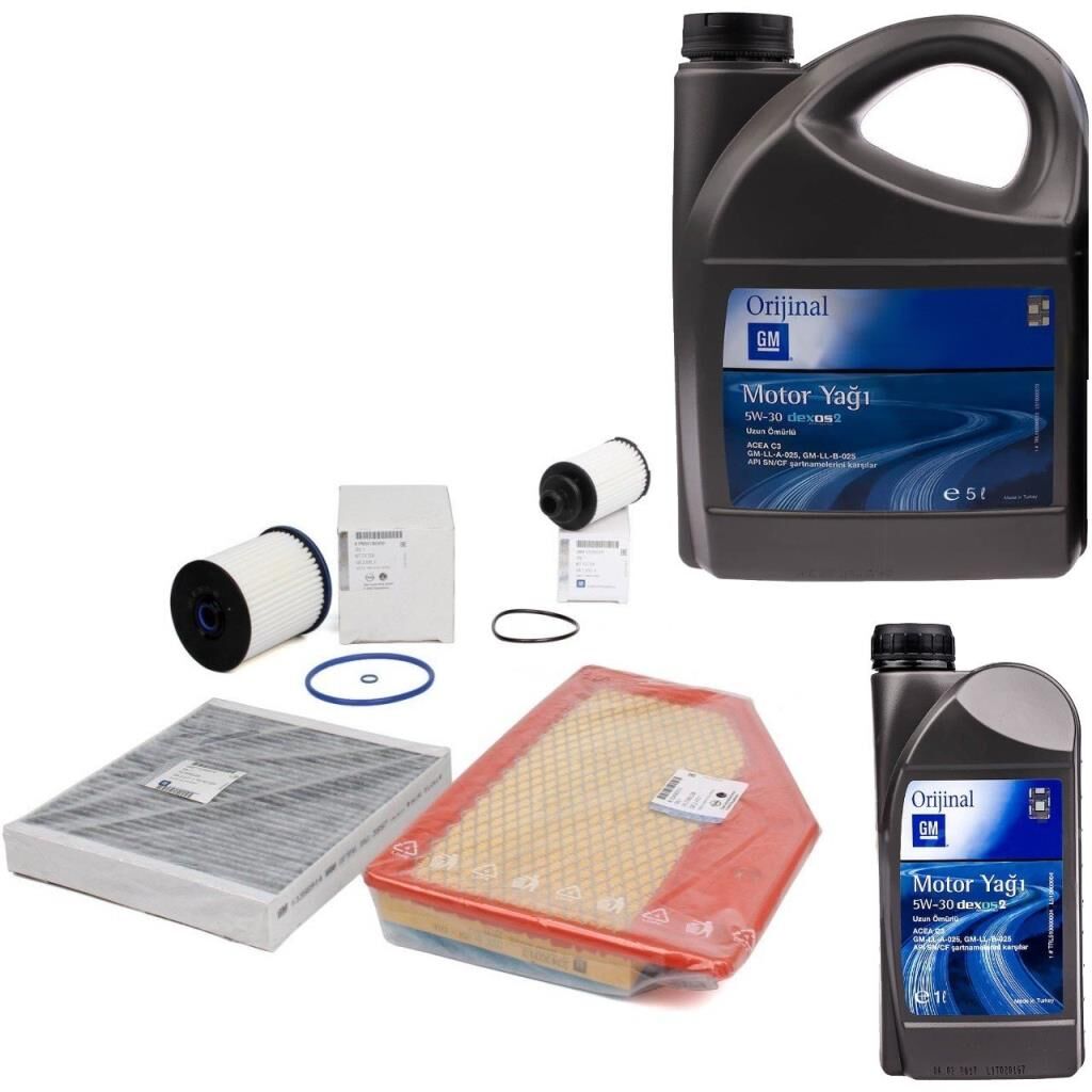 Opel İnsignia B Periyodik Bakım Kiti 2.0 Dizel Motor Yağı Dahil