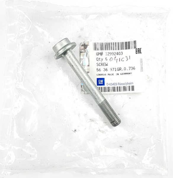 PSA (MOPAR) 12992403 Opel Astra J 1.6 Benzinli Eksantirik Dişli Vidası Orijinal