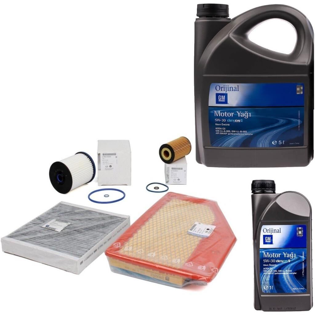 Opel İnsignia B Periyodik Bakım Kiti 1.6 Dizel Motor Yağı Dahil