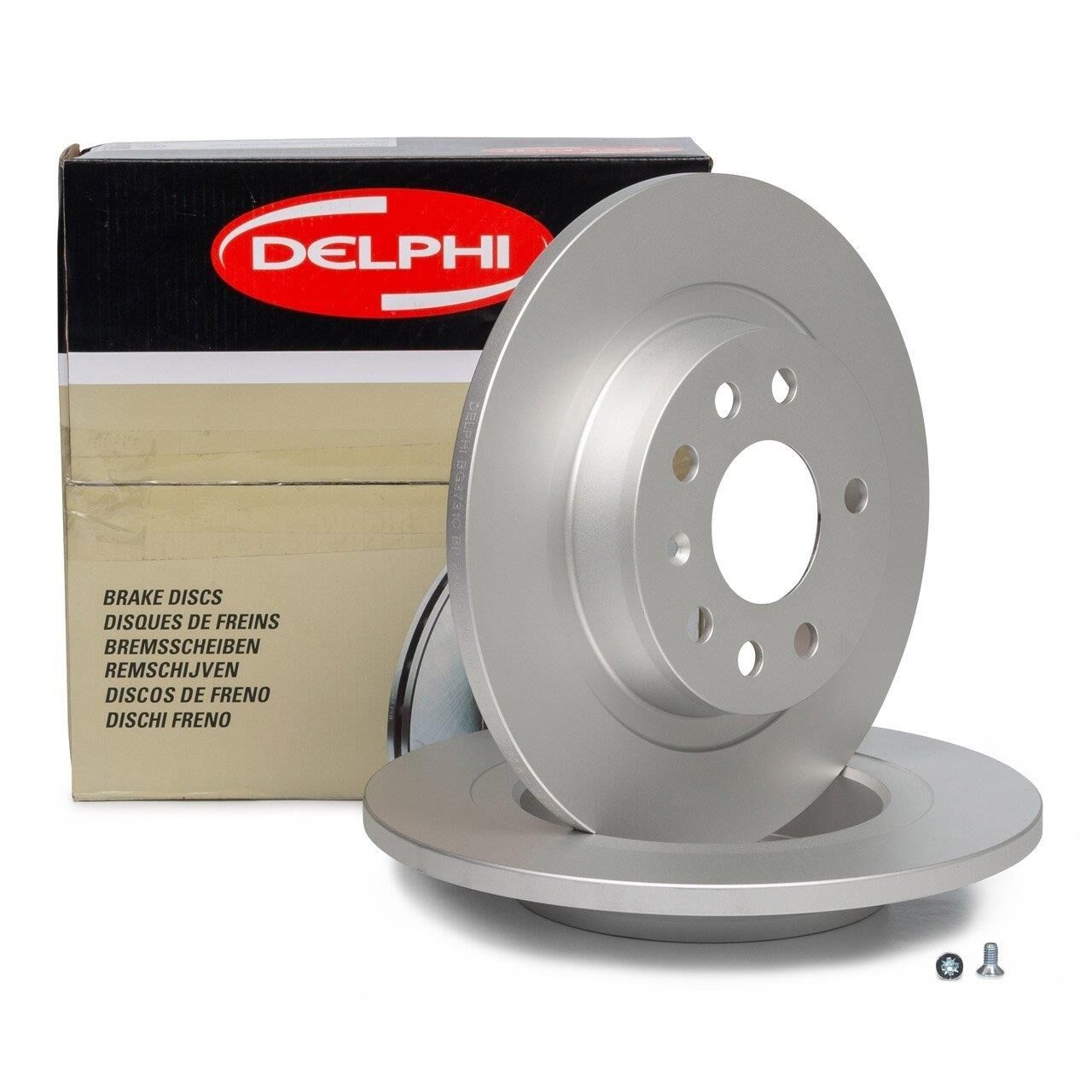 DELPHI BG3731C | Opel Vectra C Arka Fren Diski Hava Kanalsız Delphi