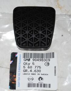 PSA (MOPAR) 90498309 Opel Astra H Pedal Lastiği Fren veya Debriyaj Orijinal