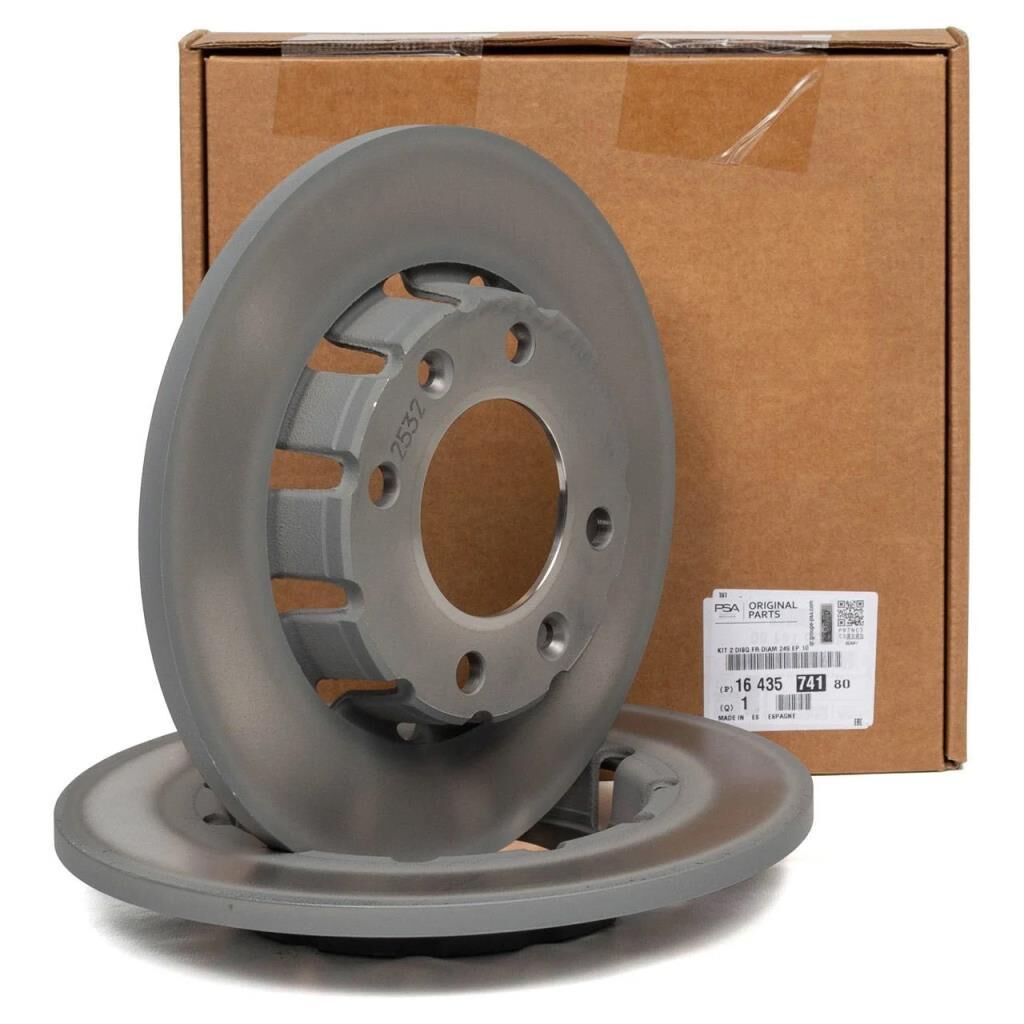 PSA (MOPAR) 1643574180 | Opel Frontera OV24 1.2 Benzinli Arka Fren Disk Takımı Havasız Orijinal