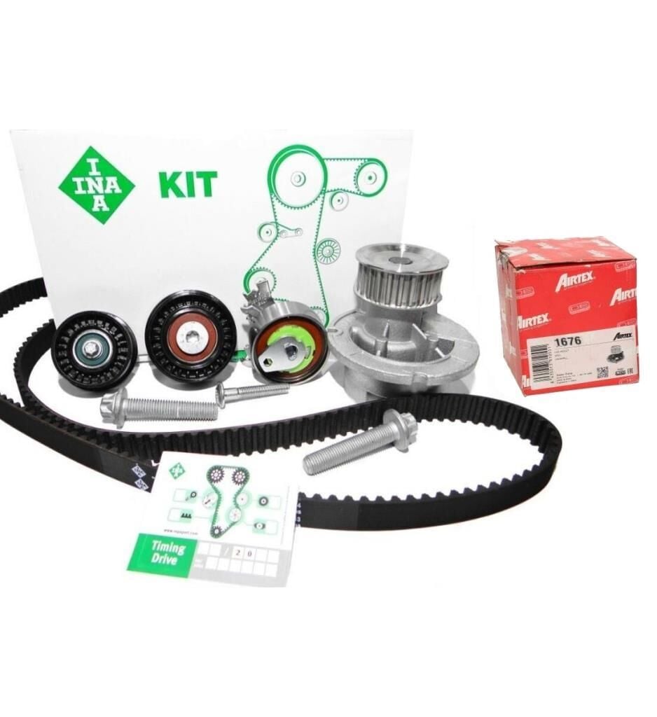 INA 530044110 AIRTEX 1676 | Opel Vectra C Triger Seti ve Devirdaim 1.6 Benzinli Motorlara Uygun İNA Marka