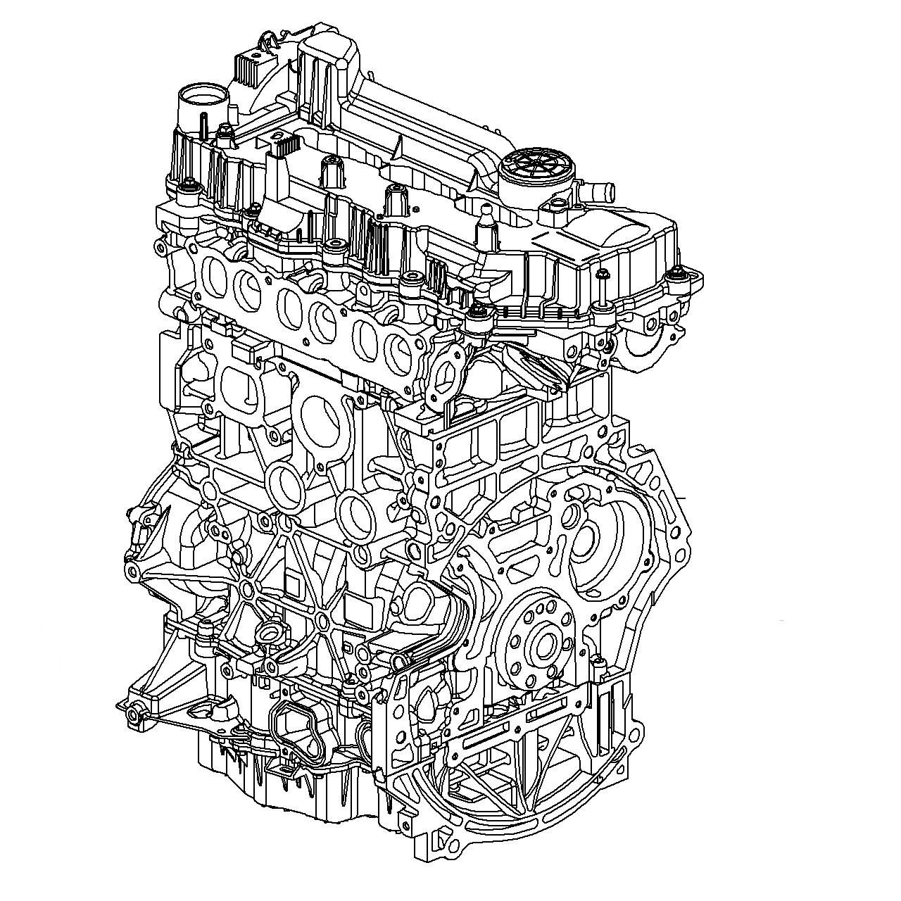 PSA (MOPAR) 55516397 Opel İnsignia B 1.5 Dizel F15DVH Komple Sıfır Sandık Motor Orijinal Servis Ürünü