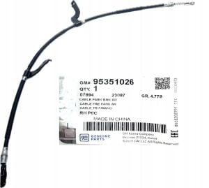 PSA (MOPAR) 95351026 | Chevrolet Captiva C140 Sağ El Fren Halatı Orijinal