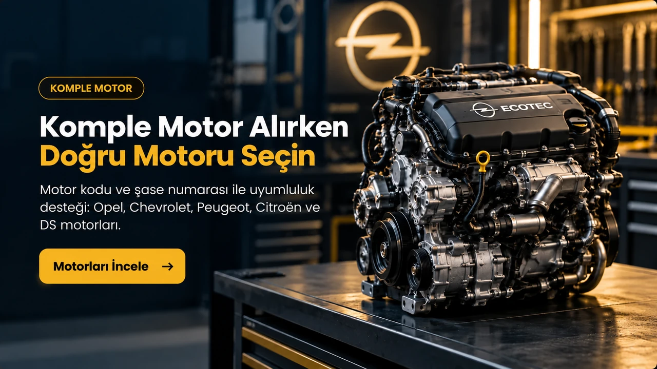 Komple Motor Alırken Doğru Motoru Seçin