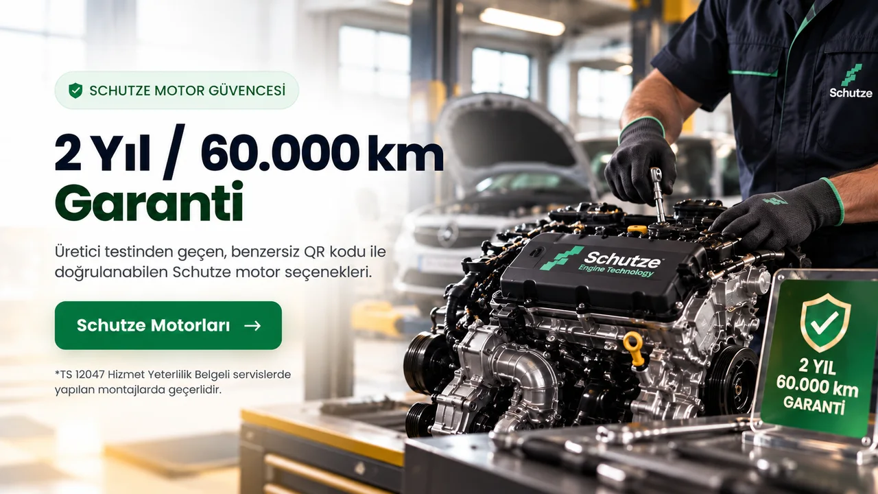 Schutze Motor 2 Yıl / 60.000 km Garanti